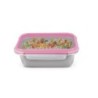CONTENEDOR RECTANGULAR ACERO INOX 1200ML