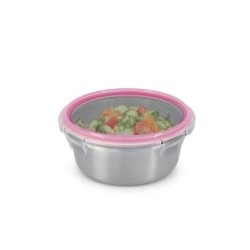 CONTENEDOR REDONDO ACERO INOX 1000ML