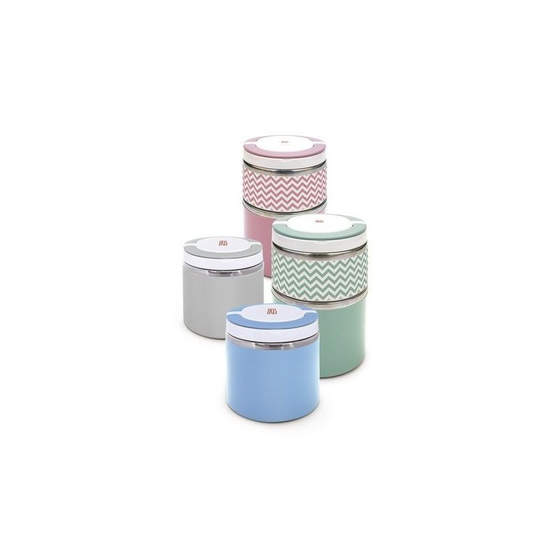 LUNCHBOX DOBLE SURTIDO INOX 0,9L 8344-IS