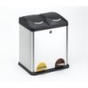 CUBO RECICLAJE 2 COMPART.30L. 2398-I