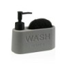 DISPENSADOR ESTROPAJERO GRIS 17.3X6.3X15CM