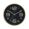 RELOJ PARED NEGRO 30CM  20550217