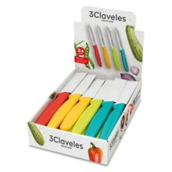 CUCHILLO VERDURAS COLORES 10CM SURTIDO 01448