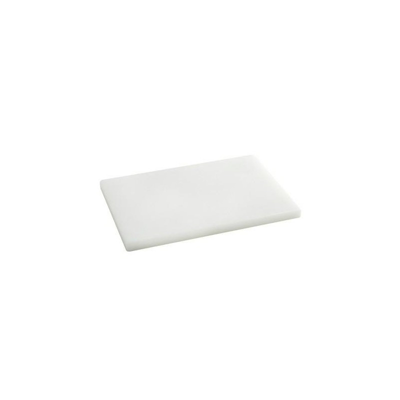 TABLA CORTAR POLIETILENO 29X20X1.5CM  BLANCA