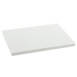 TABLA CORTAR POLIETILENO 33X23X1.5CM  BLANCA