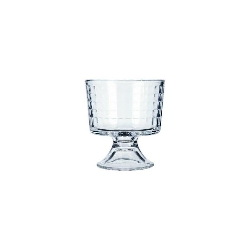 COPA HELADO VIDRIO 30CL CUADRADA TRANSP UMA QUID