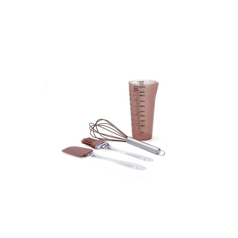 SET 3 GADGETS COCINA SILICON C/CUBO RTS CRETA QUID