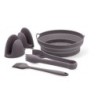 SET 5 ACCESORIOS SILICONA AIR FRYER CRETA QUID