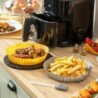 BANDEJA SILICONA FREIDORA AIRE SET 2UDS C/CEPILLO