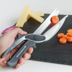 CUCHILLO-TIJERA CON MINI TABLA CORTAR PIZARRA