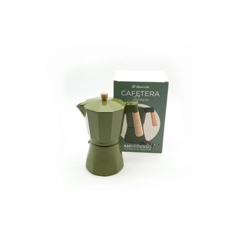 CAFETERA ITALIANA GREEN EXPRESS 12T FULL INDUCTION