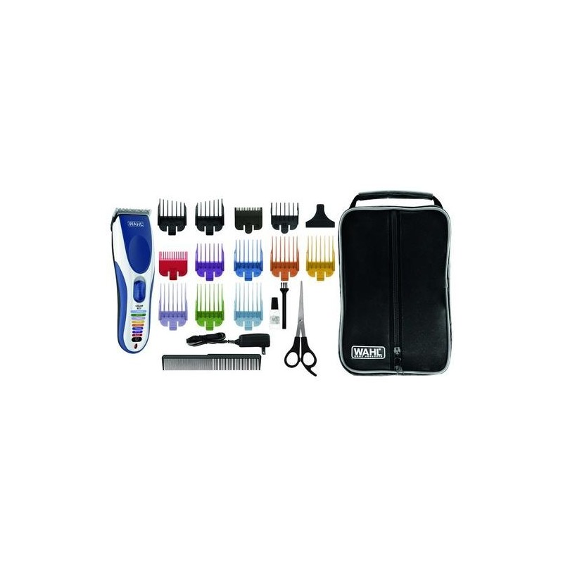 CORTAPELOS RECARGABLE LED 10 PEINES 1-25MM
