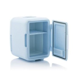 MINI NEVERA COSMETICOS Y OFICINA AZUL PASTEL 4L
