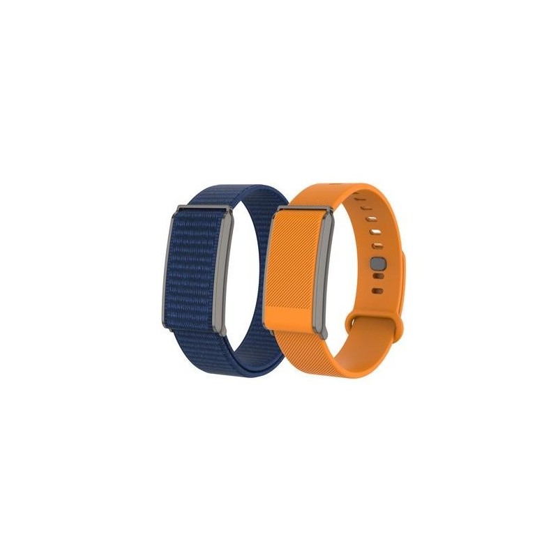 PULSERA INTEL MOVE FITBAND NARANJA AZUL MARINO