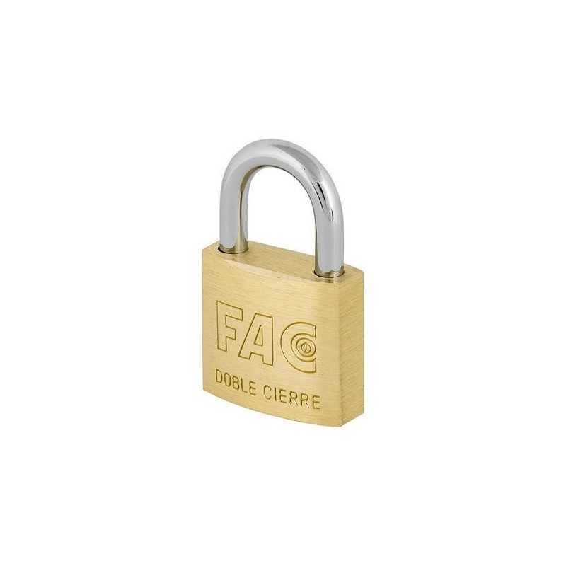 CANDADO PRO 15 MM. LATON ARCO NORMAL 20500