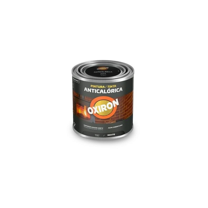 PINTURA ANTICALORICA OXIRON NEGRA 0,25L