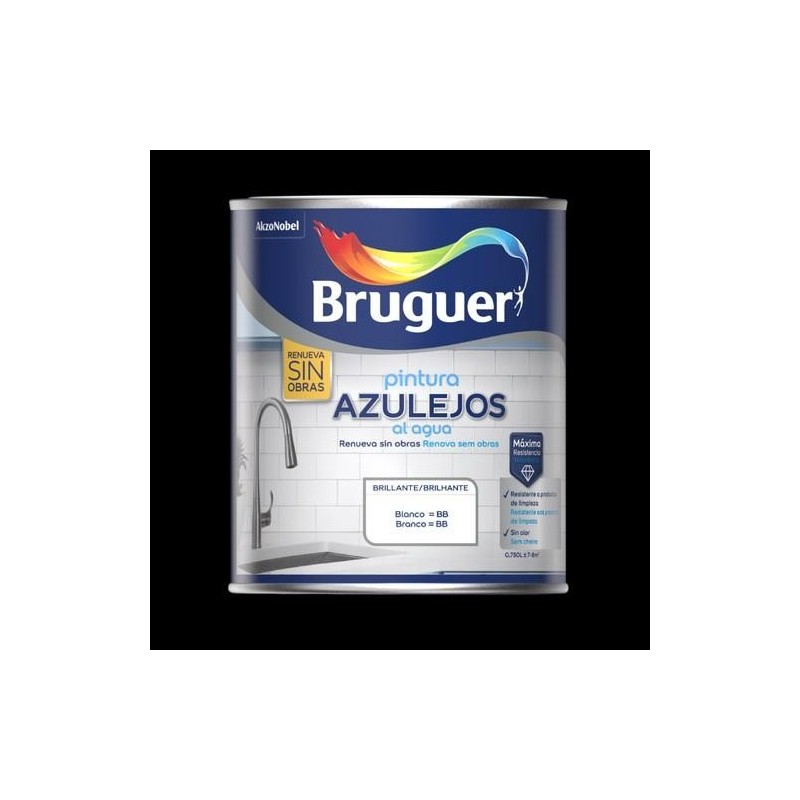 ESMALTE AZULEJOS AGUA BRILLANTE BLANCO 750ML