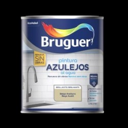 ESMALTE AZULEJOS AGUA BRILLANTE BEIGE AVELL 750ML