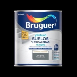 ESMALTE SUELOS AGUA SATINADO GRIS GRANITO 750ML