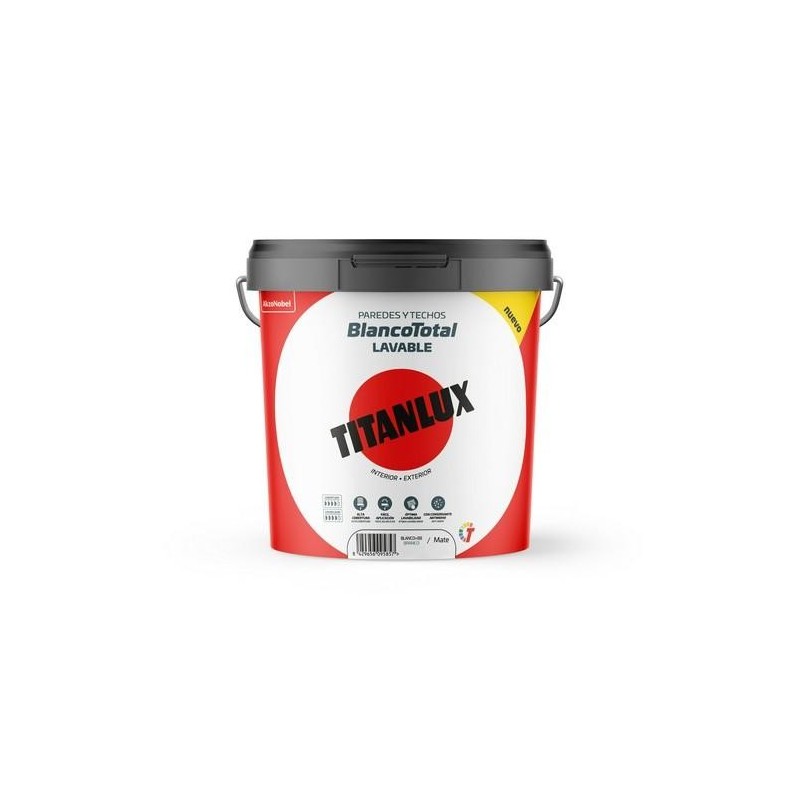 PINTURA BLANCO TOTAL MATE 4 LITROS