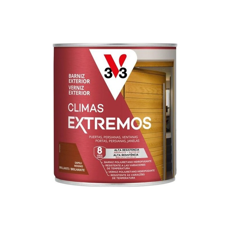 BARNIZ CLIMAS EXTREMOS BRILLANTE SAPELI 750ML