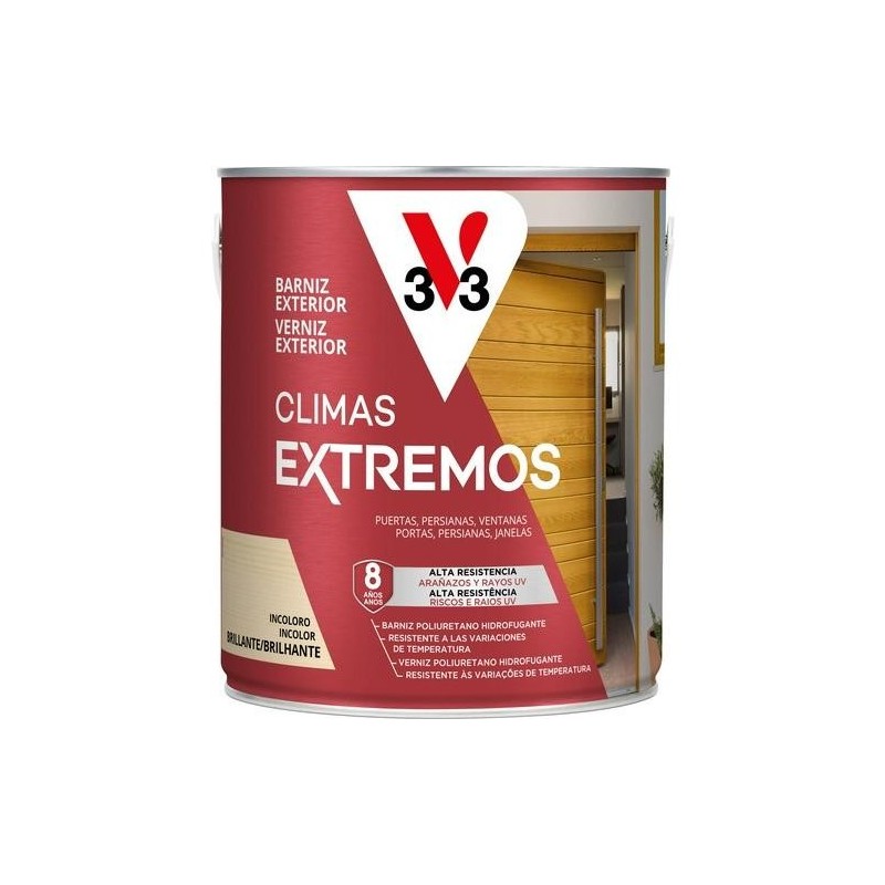 BARNIZ CLIMAS EXTREMOS BRILLANTE INCOLORO 2,5L