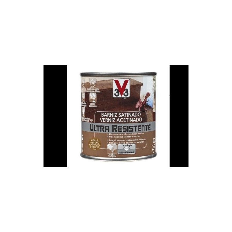 BARNIZ INT. ULTRA RESIST.SATIN. 250ML ROBLE OSCURO