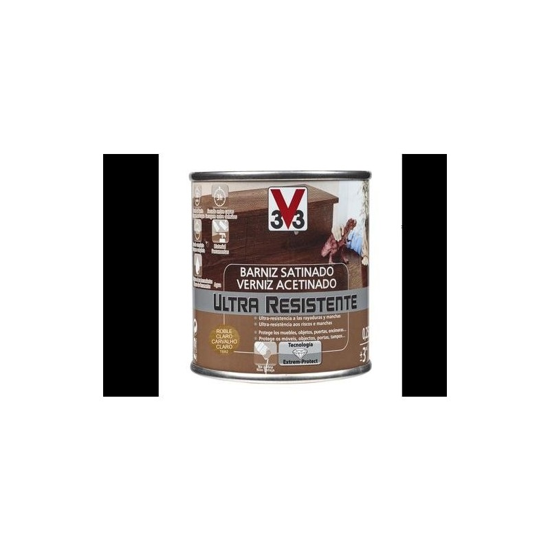 BARNIZ INT. ULTRA RESIST. SATIN. 250ML ROBLE CLARO