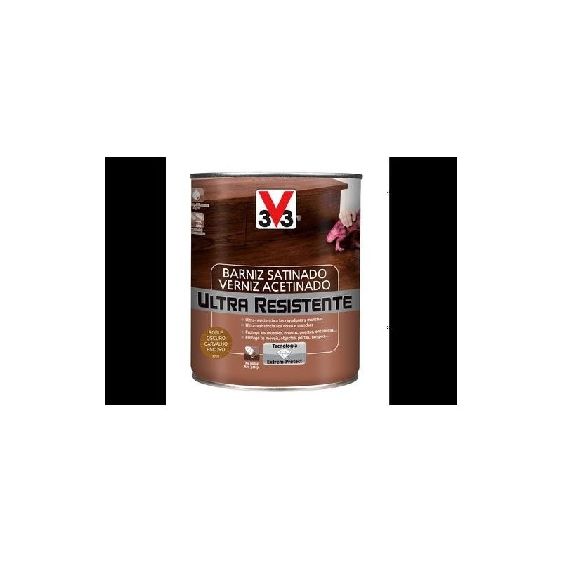 BARNIZ INT. ULTRA RESIST.SATIN. 750ML ROBLE OSCURO