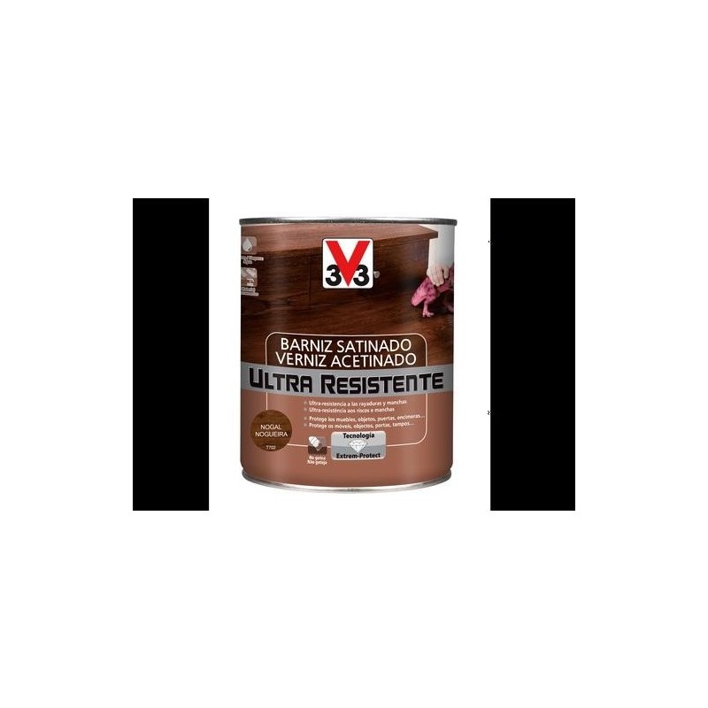 BARNIZ INT. ULTRA RESISTENTE SATIN. 250ML NOGAL