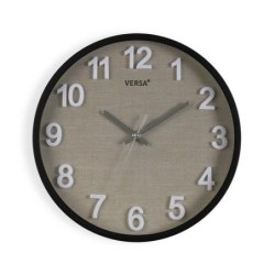 RELOJ COCINA DE PARED VESTA NEGRO 30CM 19520174