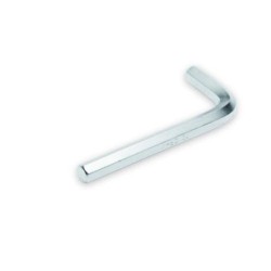 LLAVE ALLEN HEXAGONAL CORTA CROMADA 6MM