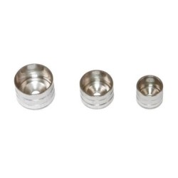SOPORTE TUBO ARMARIO 15 Ø13X12MM NIQ.(BOL-2) 22301