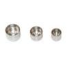 SOPORTE TUBO ARMARIO 15 Ø13X12MM NIQ.(BOL-2) 22301