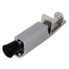 RETENEDOR PUERTAS PIE 10 28MM CROMO MATE 6467