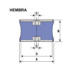 DINAFLEX DIABOLO HEMBRAGUER0N M-10/M-8